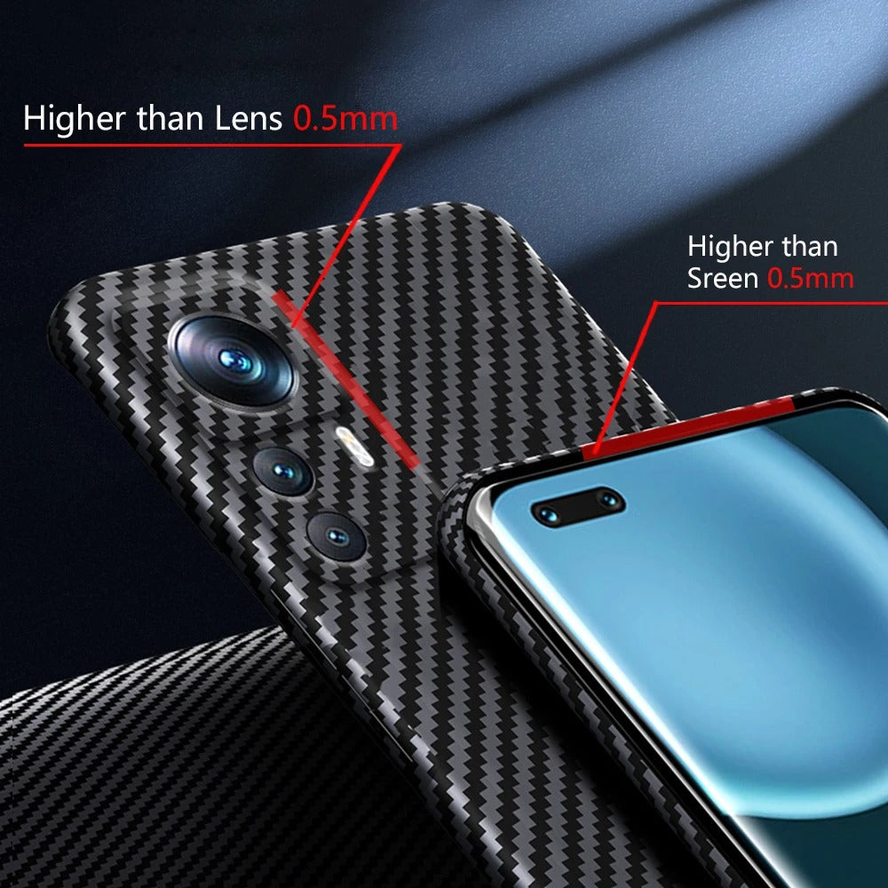 Xiaomi Redmi 12 4G Carbon Fiber Ultra Thin Branded Case