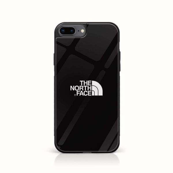 iPhone 7 Plus - The North Face Design 2 - Premium Printed Glass soft Bumper shock Proof Case CS-20693