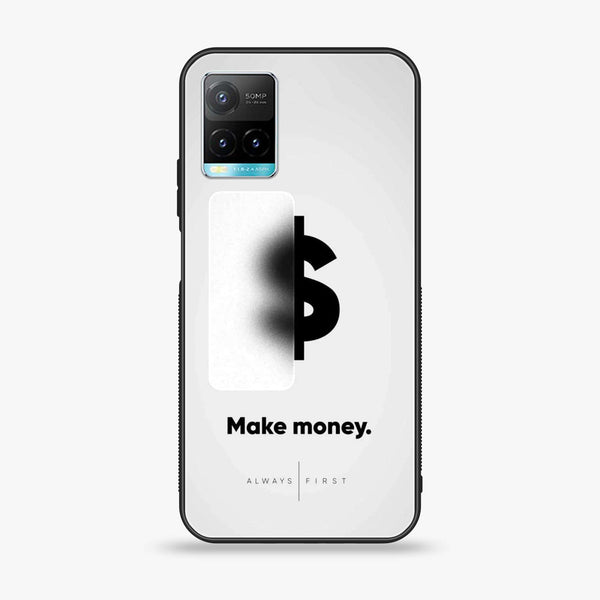 Vivo Y33s - Dollar Design 9 - Premium Printed Glass soft Bumper shock Proof Case CS-7662 CS-16673