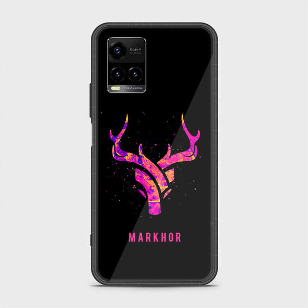 Vivo Y21a - Markhor Design 6 - Premium Printed Glass soft Bumper shock Proof Case CS-20560