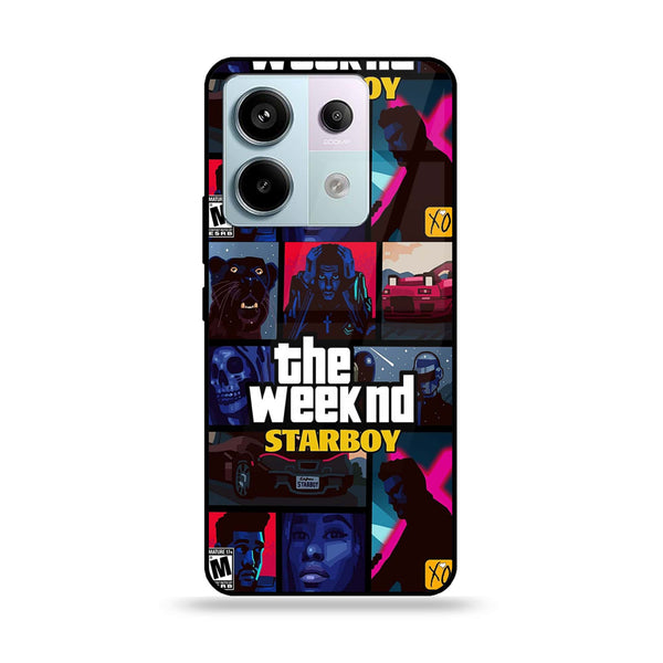 Redmi Note 13 Pro 4G - The Weeknd Star Boy - Premium Printed Glass soft Bumper Shock Proof Case