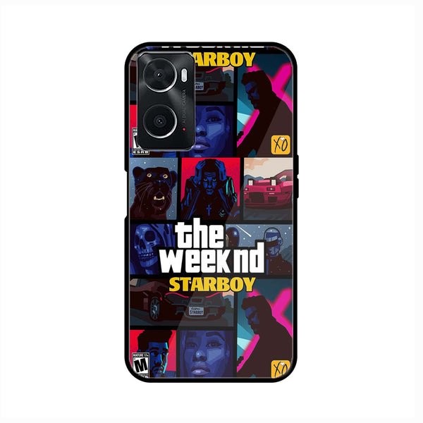 Oppo A36 - The Weeknd Star Boy - Premium Printed Glass soft Bumper Shock Proof Case