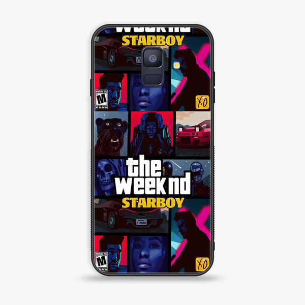 Samsung Galaxy A6 (2018) - The Weeknd Star Boy - Premium Printed Glass soft Bumper Shock Proof Case