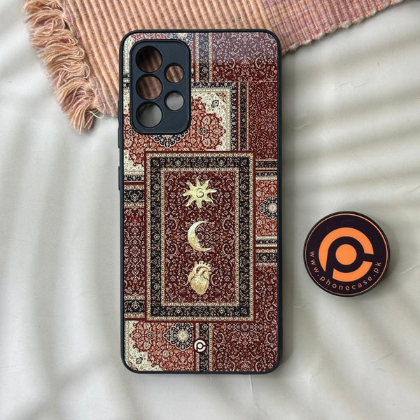 Samsung Galaxy A32 - Persian Calligraphy Art 23 - Cosmic Soul Tapestry - Premium Printed Glass soft Bumper shock Proof Case  CS-48936