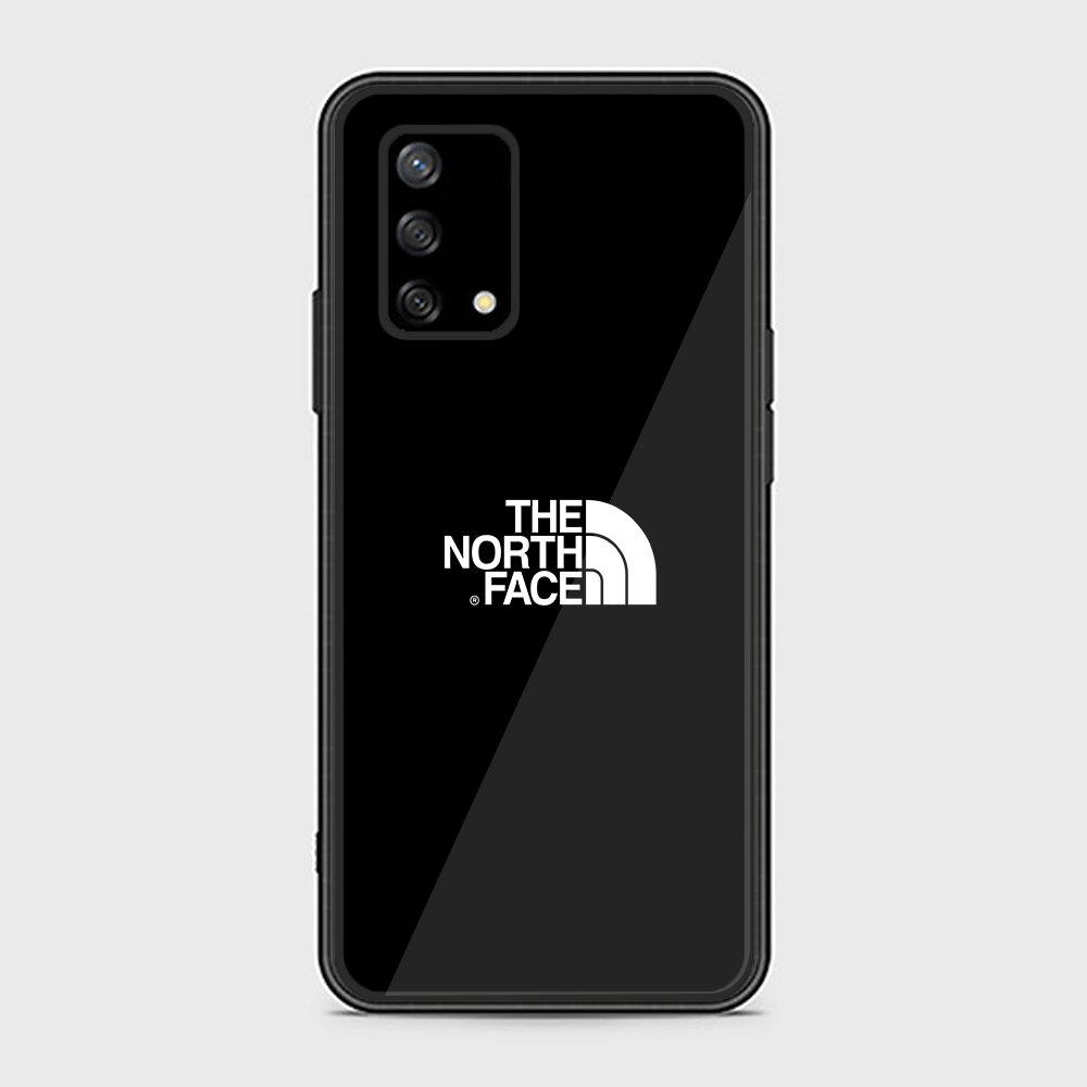 Oppo F19 - The North Face Series - Premium Printed Glass soft Bumper shock Proof Case