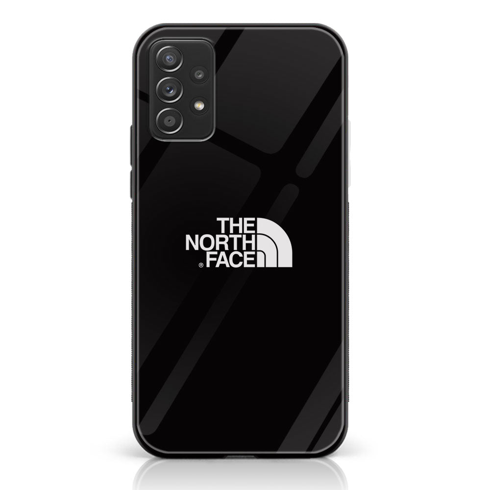 Samsung Galaxy A53 - The North Face Series - Premium Printed Glass soft Bumper shock Proof Case