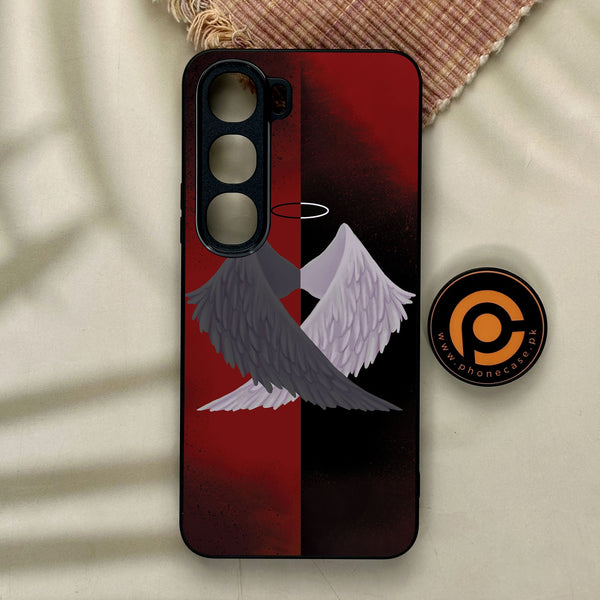 Vivo Y21d - Angel 2.0 Design 7 - Premium Metal Printed Soft Bumper Shock Proof Case