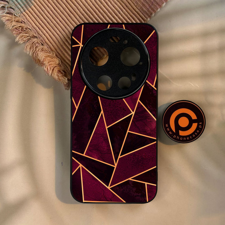 Xiaomi 17 Ultra - Geometric Design 7 - Premium Metal Printed Soft Bumper Shock Proof Case