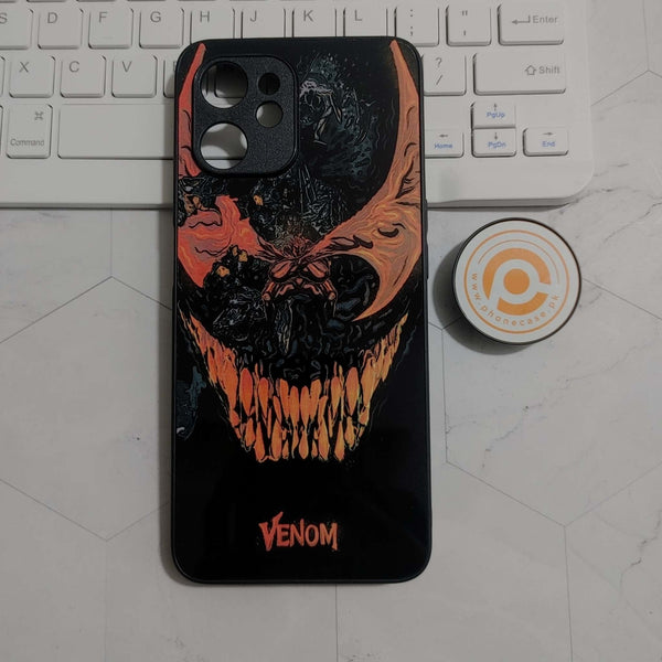 Realme 9i -   VENOM - Premium Printed Glass soft Bumper shock Proof Case  CS-24288