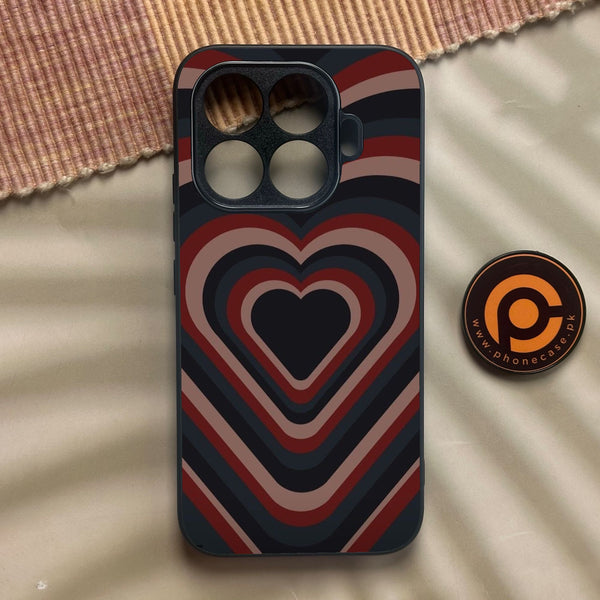 Xiaomi 17T Pro - Heart 2.0 Design 4 - Premium Metal Printed Soft Bumper Shock Proof Case