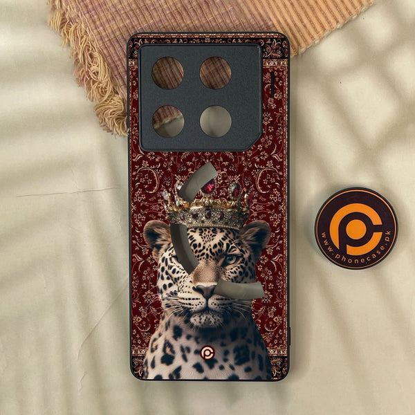 Infinix GT 20 Pro - Leopard - Premium Metal Printed Soft Bumper Shock Proof Case