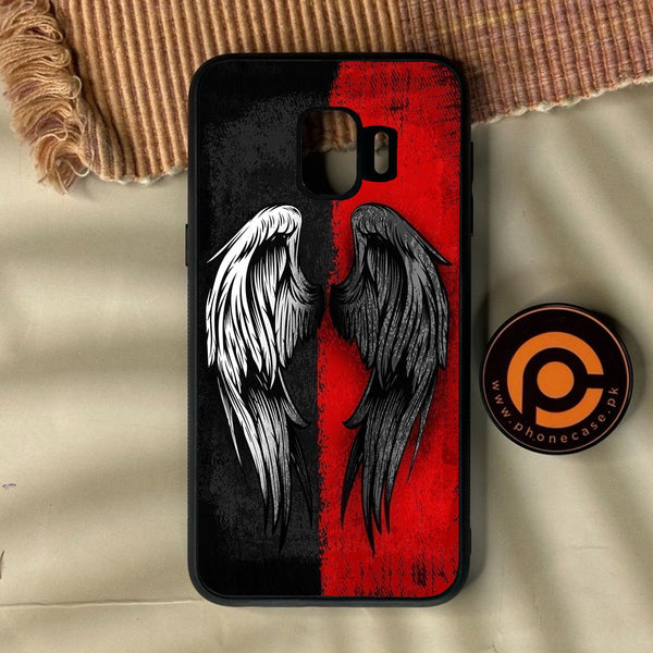 Samsung Galaxy J2 Core - Angel 2.0 Design 10 - Premium Metal Printed Soft Bumper Shock Proof Case
