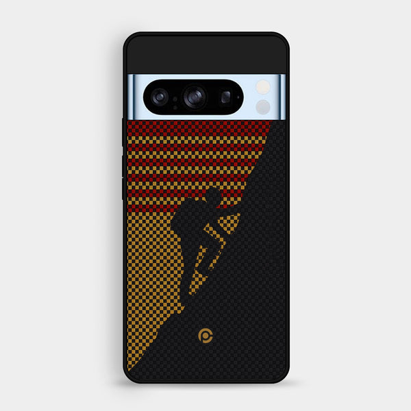 Google Pixel 8 Pro - Classic Weave Design 2 - Premium Metal Printed Soft Bumper Shock Proof Case