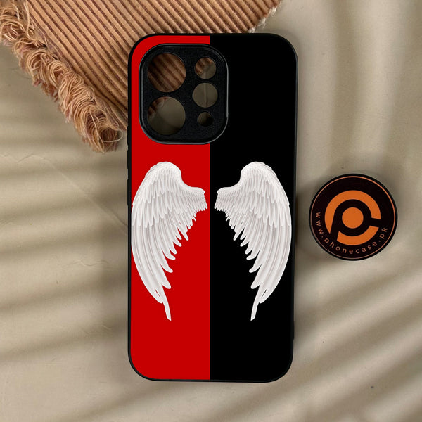 Vivo V70 - Angel 2.0 Design 4 - Premium Metal Printed Soft Bumper Shock Proof Case