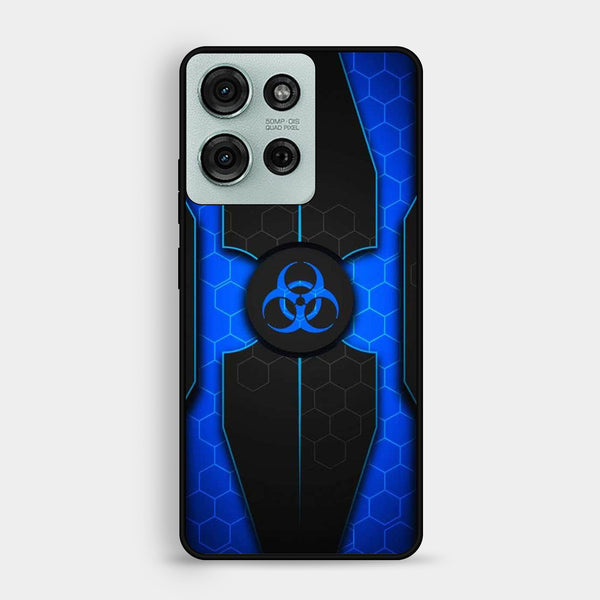 Motorola Moto G75 - Biohazard Design 1 - Premium Metal Printed Soft Bumper Shock Proof Case