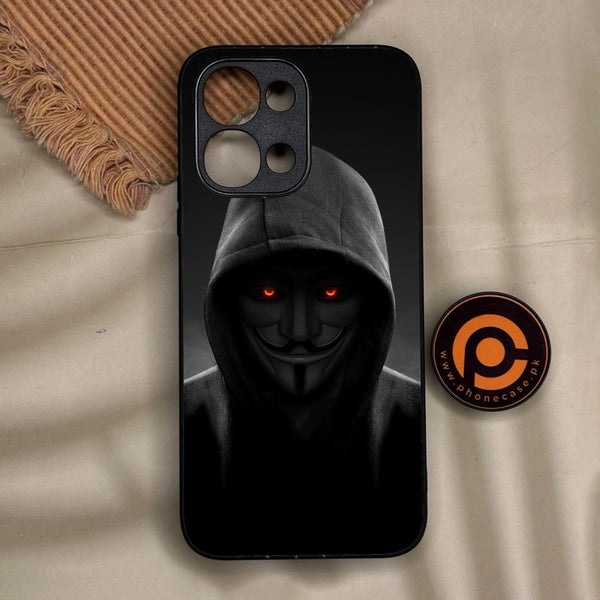 Vivo Y31d - Anonymous 2.0 Design 4 - Premium Metal Printed Soft Bumper Shock Proof Case