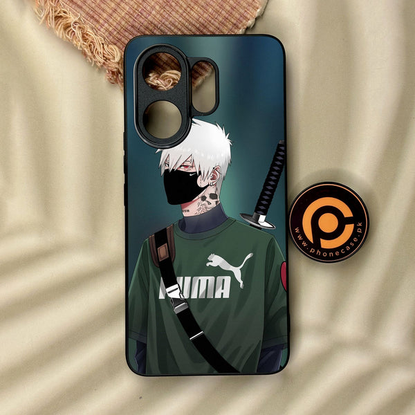 Vivo V60 - Anime Series Design 3 - Premium Metal Printed Soft Bumper Shock Proof Case