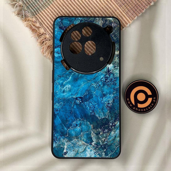 Nothing Phone 3a Pro - Blue Marble Design 10 - Premium Metal Printed Soft Bumper Shock Proof Case
