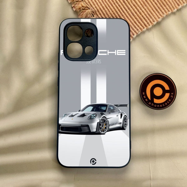 Oppo A6 Pro - Porsche Gt3 Rs Thrill - Premium Metal Printed Soft Bumper Shock Proof Case