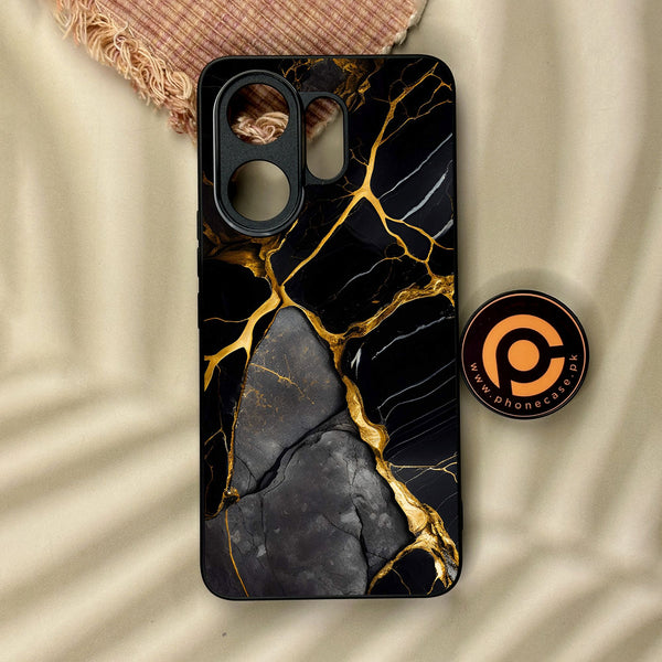Vivo V60 - Liquid Marble Design 6 - Premium Metal Printed Soft Bumper Shock Proof Case