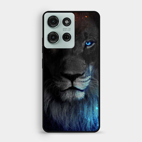 Motorola Moto G75 - Tiger Design 4 - Premium Metal Printed Soft Bumper Shock Proof Case