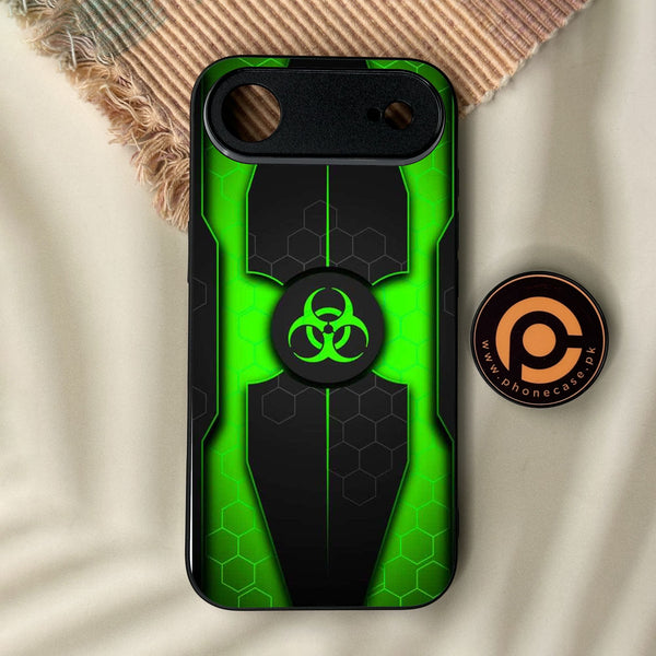 iPhone Air - Biohazard Design 3 - Premium Metal Printed Soft Bumper Shock Proof Case