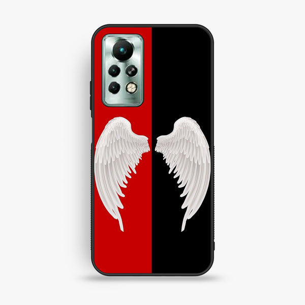 Infinix Note 11 Pro - Angel 2.0 Design 4 - Premium Metal Printed Soft Bumper Shock Proof Case