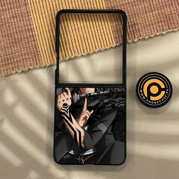 Samsung Galaxy Z Flip 8 - Anime 2.0 Design 1 - Premium Metal Printed Soft Bumper Shock Proof Case