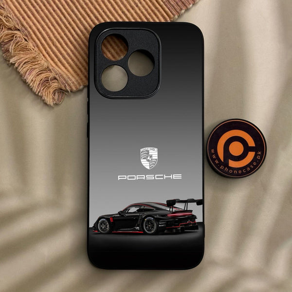 Honor 400 Lite - Shadow Racer - Premium Metal Printed Soft Bumper Shock Proof Case