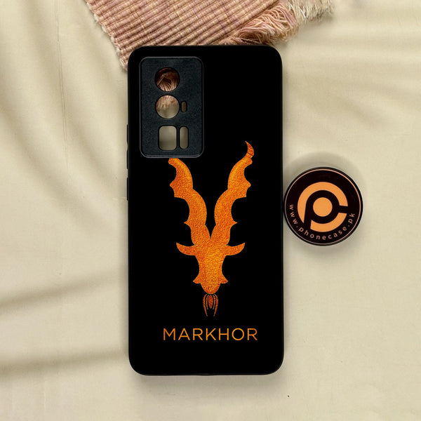 Xiaomi Redmi K60 Pro - Markhor Design 12 - Premium Metal Printed Soft Bumper Shock Proof Case