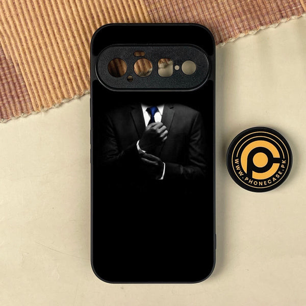 Google Pixel 11 - Black Art Design 1 - Premium Metal Printed Soft Bumper Shock Proof Case