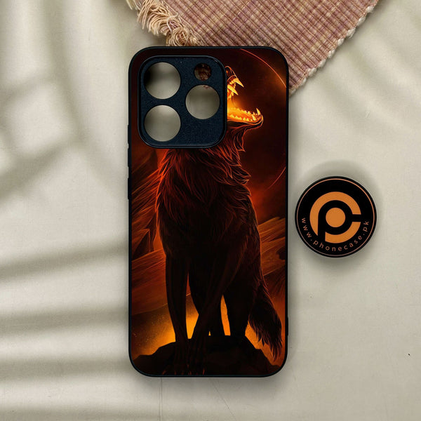 Realme 15T - Wolf Design 6 - Premium Metal Printed Soft Bumper Shock Proof Case
