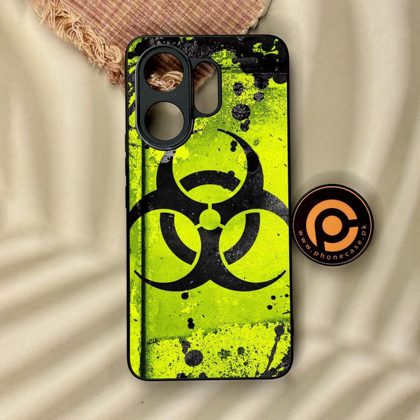 Vivo V60 - Biohazard Design 9 - Premium Metal Printed Soft Bumper Shock Proof Case