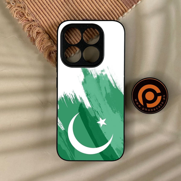 Xiaomi 17 - Pakistani Flag Design 8 - Premium Metal Printed Soft Bumper Shock Proof Case