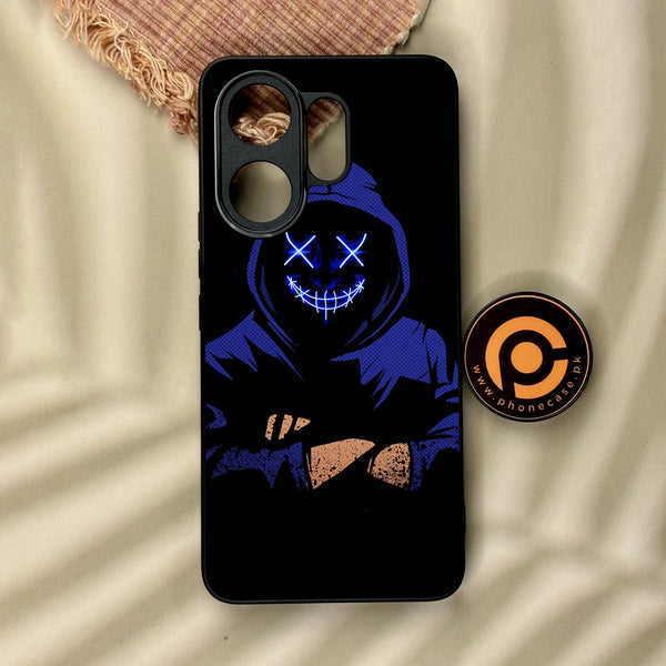 Vivo V60 - Anonymous 2.0 Design 10 - Premium Metal Printed Soft Bumper Shock Proof Case