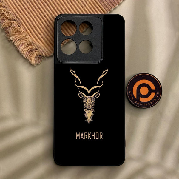Motorola Moto G56 - Markhor Design 3 - Premium Metal Printed Soft Bumper Shock Proof Case