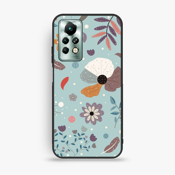 Infinix Note 11 Pro - Floral Series Design 5 - Premium Metal Printed Soft Bumper Shock Proof Case