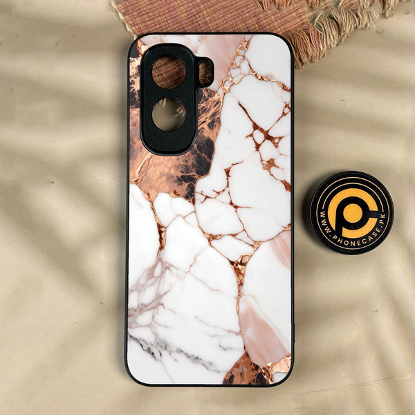 iQoo Z11 - Liquid Marble Design 5 - Premium Metal Printed Soft Bumper Shock Proof Case