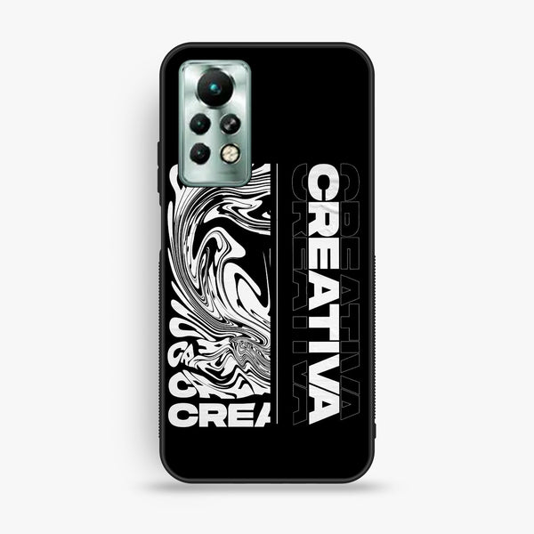 Infinix Note 11 Pro - Creative - Premium Metal Printed Soft Bumper Shock Proof Case