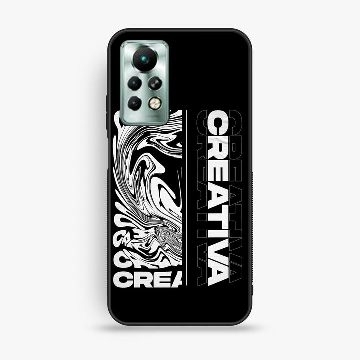 Infinix Note 11 Pro - Creative - Premium Metal Printed Soft Bumper Shock Proof Case