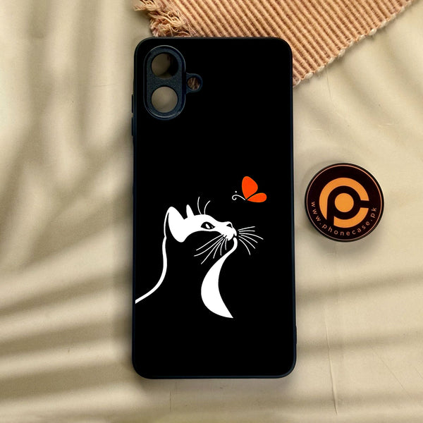 Samsung Galaxy A07 - Minimalistic Design 3 - Premium Metal Printed Soft Bumper Shock Proof Case