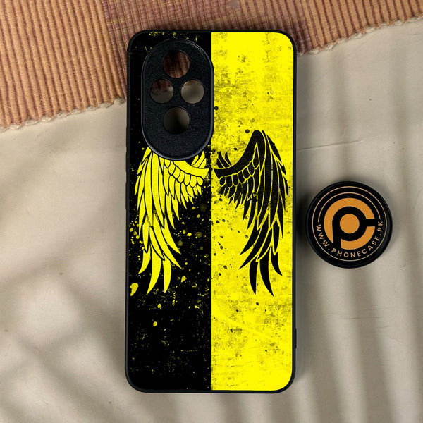 Honor 200 - Angel 2.0 Design 1 - Premium Metal Printed Soft Bumper Shock Proof Case