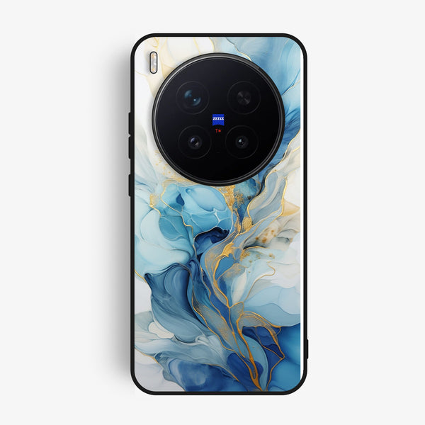 Vivo X300 Pro - Liquid 2.0 Design 1 - Premium Metal Printed Soft Bumper Shock Proof Case