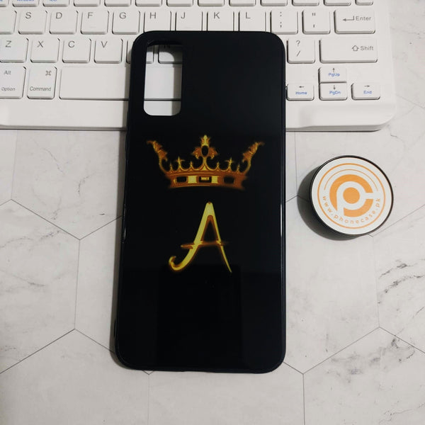 VIVO Y20/Y11S/Y12S/Y20A/Y20S/Y12Am -  King A Alphabet -  Premium Printed Hard Case  CS-25570