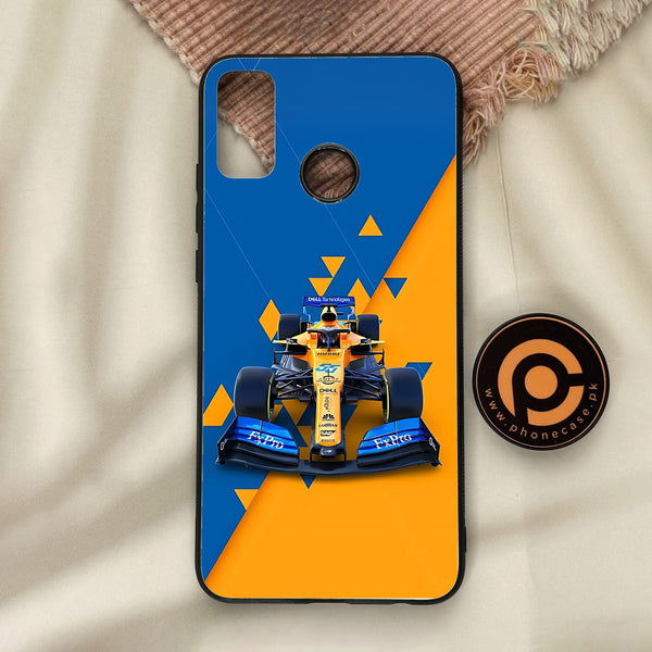 Honor 9X Lite - Formula 1 Design 7 - Premium Metal Printed Soft Bumper Shock Proof Case
