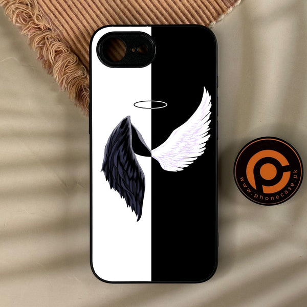 iPhone 17e - Angel 2.0 Design 5 - Premium Metal Printed Soft Bumper Shock Proof Case
