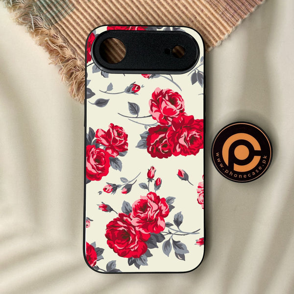 iPhone Air - Floral Series Design 8 - Premium Metal Printed Soft Bumper Shock Proof Case
