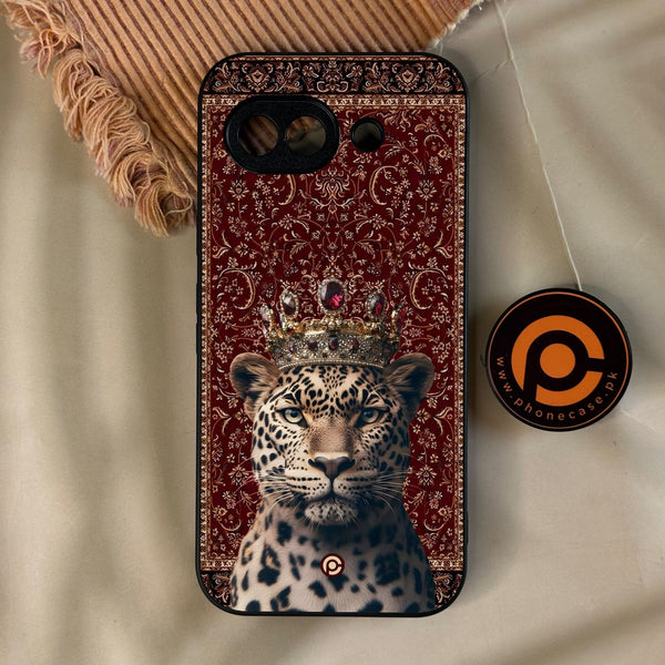 Google Pixel 10A - Leopard - Premium Metal Printed Soft Bumper Shock Proof Case