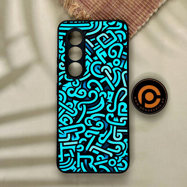 Itel S25 - Doodle Design - Premium Metal Printed Soft Bumper Shock Proof Case