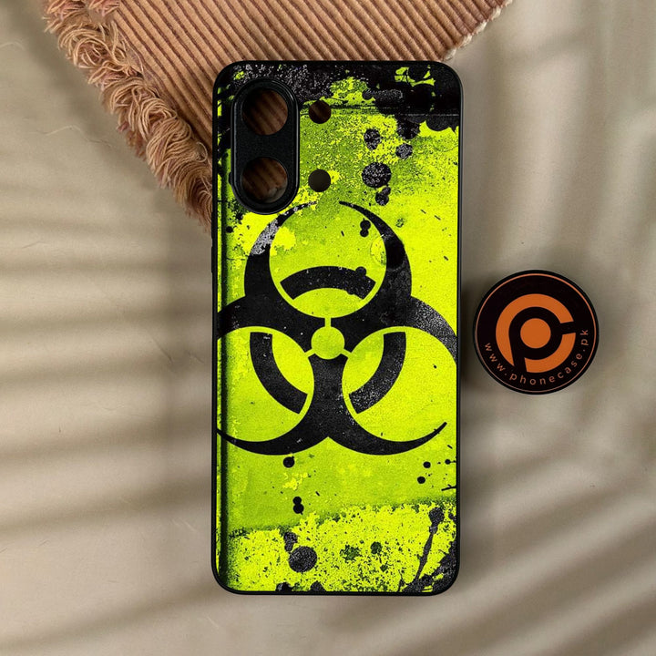 Vivo Y11d - Biohazard Design 9 - Premium Metal Printed Soft Bumper Shock Proof Case